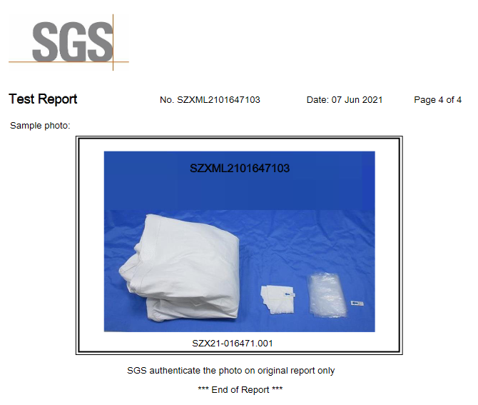 鑫科包装SGS卤素检测英文报告